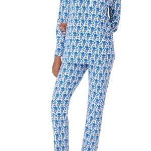 Roller Rabbit Pants ONLY Blue monkey PJ never worn